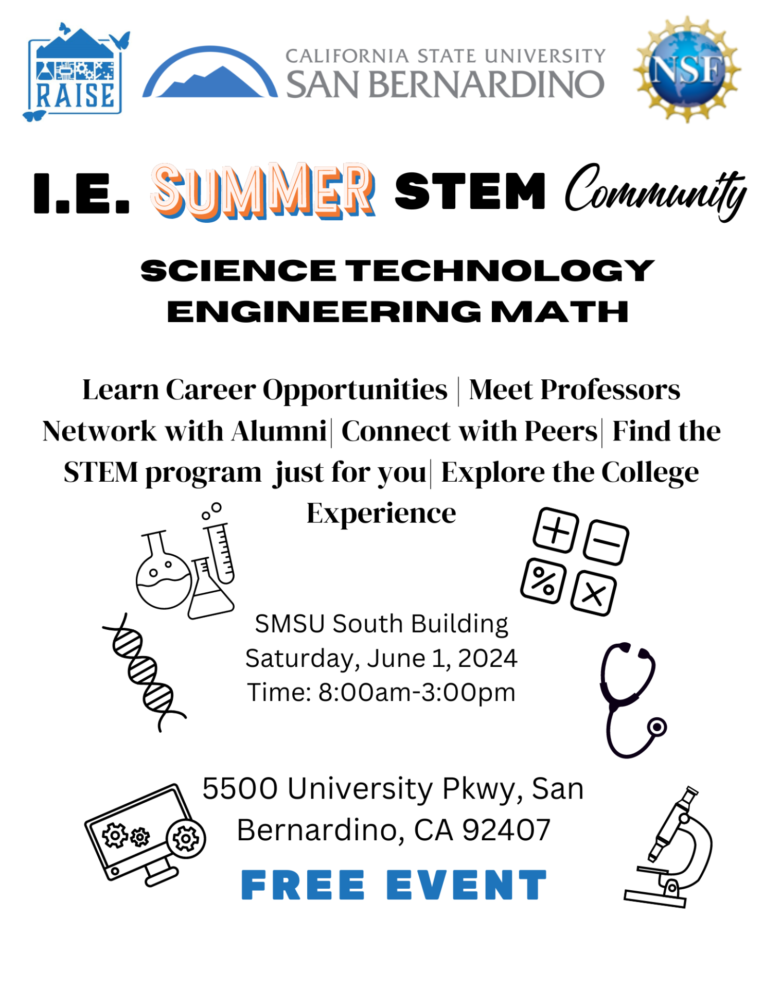 Summer Institute Project RAISE CSUSB